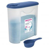 Porta Sabão Em Pó 1kg Com Dosador, Plástico, Cor Transparente, Linha Hydrus, Sanremo. na Amazon