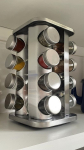 Porta Temperos Condimentos 16 Potes Giratorio Quadrado Inox MM House na Amazon