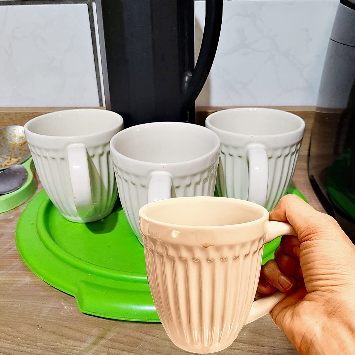 Porto Brasil Conjunto Com 4 Canecas Roma Cru na Amazon