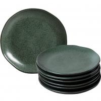 Porto Brasil Conjunto Com 6 Pratos De Sobremesa Orgânico Arauco 19,5cm na Amazon