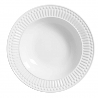 Porto Brasil Conjunto Com 6 Pratos Fundo Roma Branco na Amazon