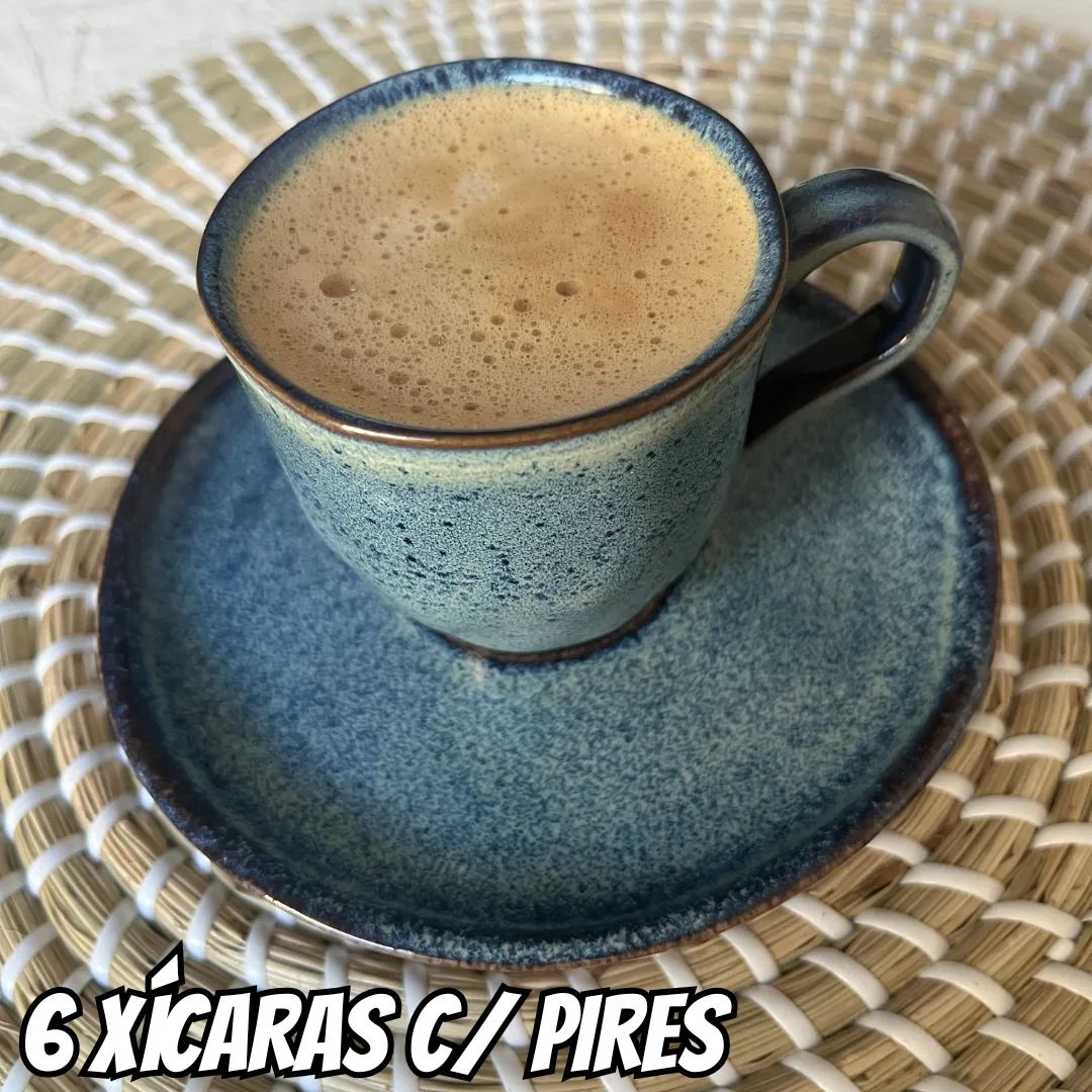 Porto Brasil Conjunto com 6 Xícaras de Chá com pires Bio Titanium na Amazon