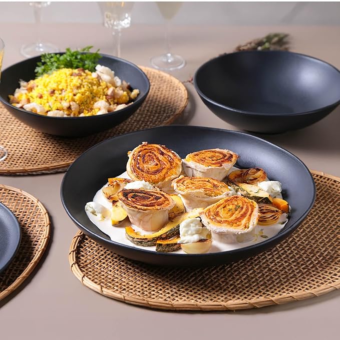 Porto Brasil Porto Brasil Tigela Média Orgânico Stoneware Preto Matte 25 cm na Amazon