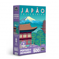 Postais Do Mundo: Japão - Fujiyoshida - Quebra-cabeça Nano - 500 Peças na Amazon