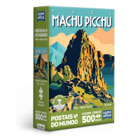 Postais Do Mundo - Peru - Machu Picchu - Quebra-cabeça 500 Peças Nano, Game Office, Toyster Brinquedos na Amazon