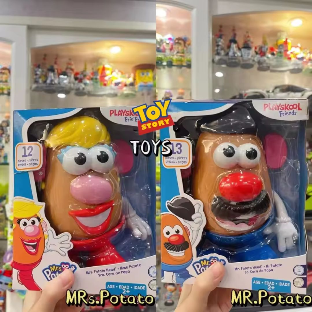 Potato Head Mr. ou Mrs. Potato Head – Brinquedo infantil com 13 peças, para crianças a partir dos 2 anos na Amazon