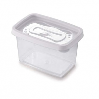 Pote 430ml Retangular Plasútil Branco na Amazon