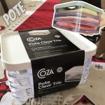 Pote Clear Trio 840 ml, 13,1×16,7×8,5cm, Branco, Coza na Amazon