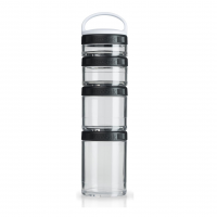 Pote Para Alimentos BlenderBottle GoStak, Preto/transparente, Pacote Com 4 na Amazon