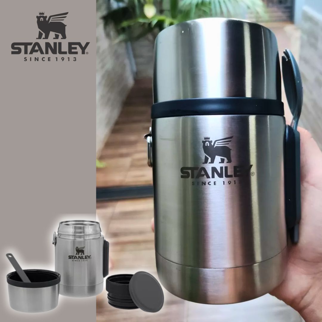 Pote Térmico Stanley Para Alimentos Com Garfolher 532ml na Amazon