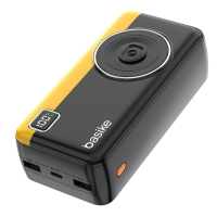 Power Bank 30000mAh, Basike Carregador Portátil 2 Saídas USB-A(até 22.5W) + Tipo-C(até 22.5W) na Amazon