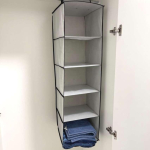 Prateleira organizadora Grande para closet e armários com 5 Divisórias dobrável, CST7955, Euro Home na Amazon