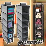 Prateleira organizadora Grande para closet e armários com 5 Divisórias dobrável, Euro Home na Amazon