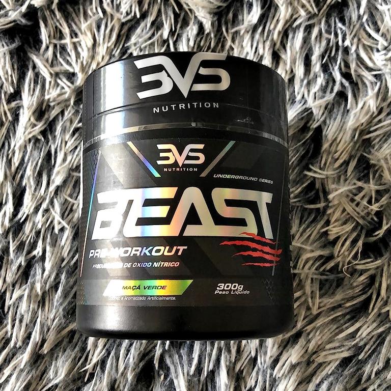 Pré-Treino Beast 300g – 3VS Nutrition – Ultra concentrado na Amazon