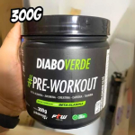 Pré Treino Diabo Verde Insano sabor Limão 300g – FTW na Amazon