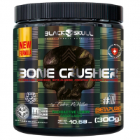 Pré-Treino Suplemento Alimentar Bone Crusher Black Skull 300g Sabor Lemon Radioactive na Amazon