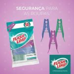 Prendedor de roupas Classic 12 Peças, LAV6889,Flash Limp na Amazon