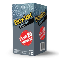 Preservativo Blowtex Lubrificado Caixa Com 24 na Pague Menos