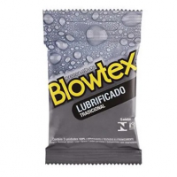 Preservativo Blowtex Lubrificado Com 3 Unidades na Pague Menos