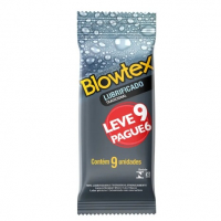 Preservativo Blowtex Lubrificado Leve 9 Pague 6 na Pague Menos