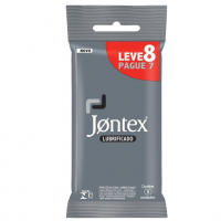 Preservativo Camisinha Jontex Lubrificado - Leve 8 Pague 7 Unidades na Amazon