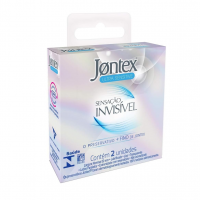Preservativo Camisinha Jontex Sensação Invisível - 2 Unidades, Jontex na Amazon