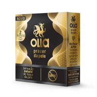 Preservativo Olla Prazer Da Pele Com 2 Unidades na Pague Menos