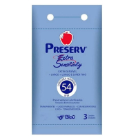 Preservativo Preserv Extra Sensitivity Lubrificado Com Óleo De Silicone Com 3 Unidades, Preserv na Amazon