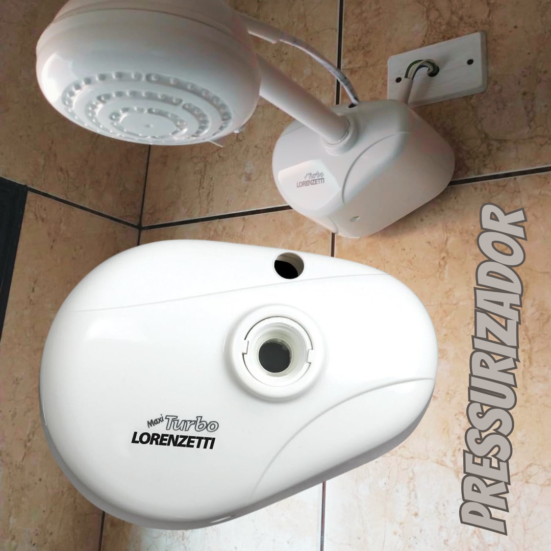 Pressurizador Maxi Turbo 220V, Lorenzetti, 7541009, Branco, Pequeno na Amazon