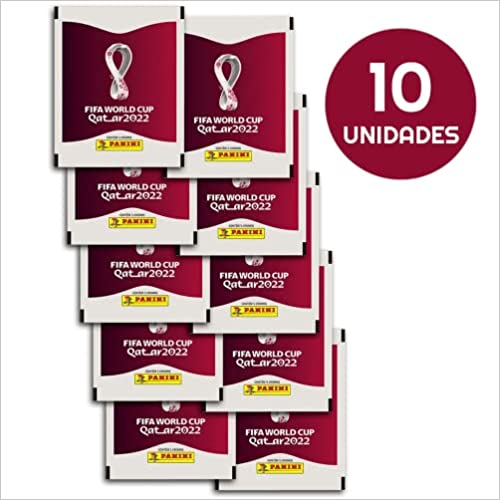 [Primeira Compra] Blister Cartela C/ 10 Envelopes (50 unidades) de Figurinhas da Copa Do Mundo Qatar 2022 na Amazon
