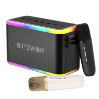 [Primeira Compra + Seguro Tarifário] BlitzWolf BW-WA6 Caixa De Som 80W RGB Karaokê Power Bank De 6000mAh na Bang Good