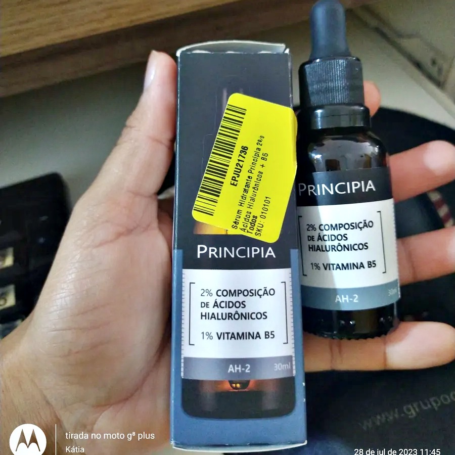 PRINCIPIA, Sérum 2% Ácidos Hialurônicos + Vitamina B5 AH-2- Hidratante Antissinais com 30ml na Amazon