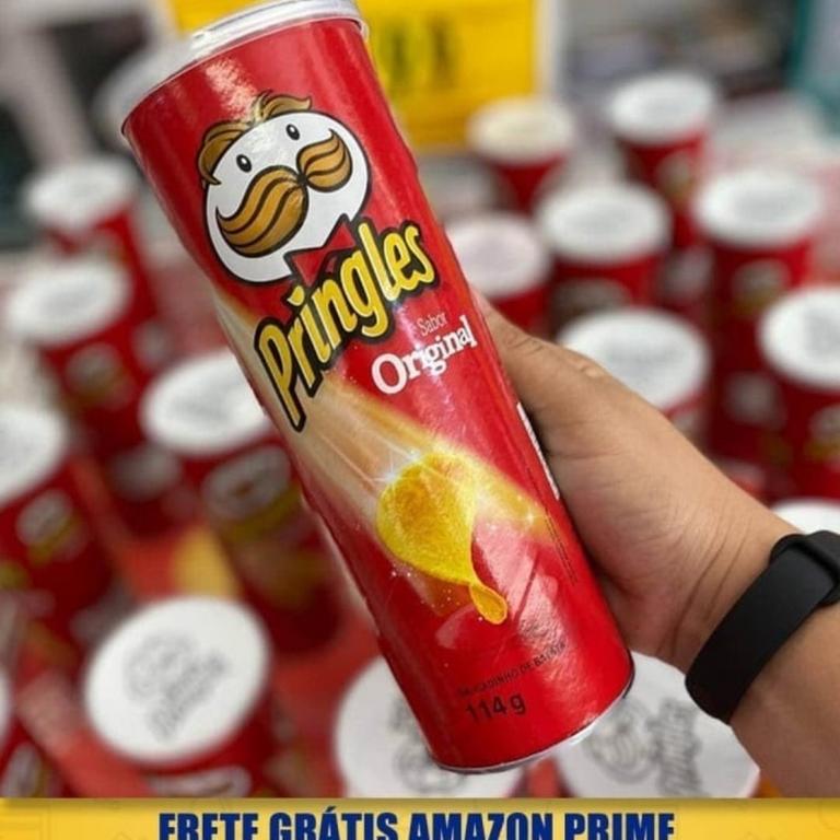 Pringles Original – Salgadinho de Batata, 104g na Amazon
