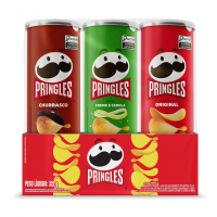 Pringles Pack Promo Salgadinho De Batata Frita 3 Sabores - Original, Creme E Cebola E Churrasco na Amazon