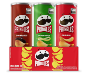 Pringles Pack Promo Salgadinho de Batata Frita 3 Sabores na Amazon
