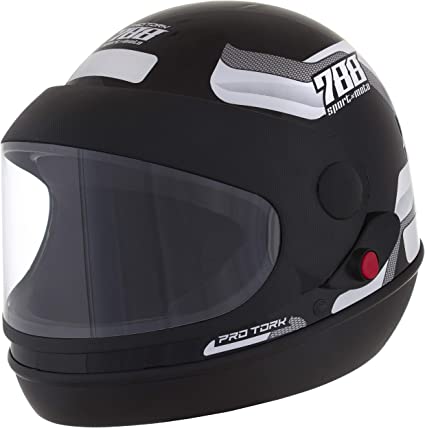 Pro Tork Capacete Sport Moto 788 58 Preto/Branco na Amazon