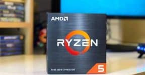 Processador AMD Ryzen 5 5500, 3.6GHz (4.2GHz Max Turbo), Cache 19MB, AM4, Sem Vídeo - 100-100000457BOX na KaBuM!