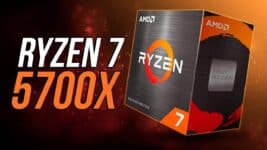 PROCESSADOR AMD RYZEN 7 5700X 3.4GHz (TURBO 4.6GHz) 32MB CACHE AM4 100-100000926WOF, Cerâmica cinza na Amazon
