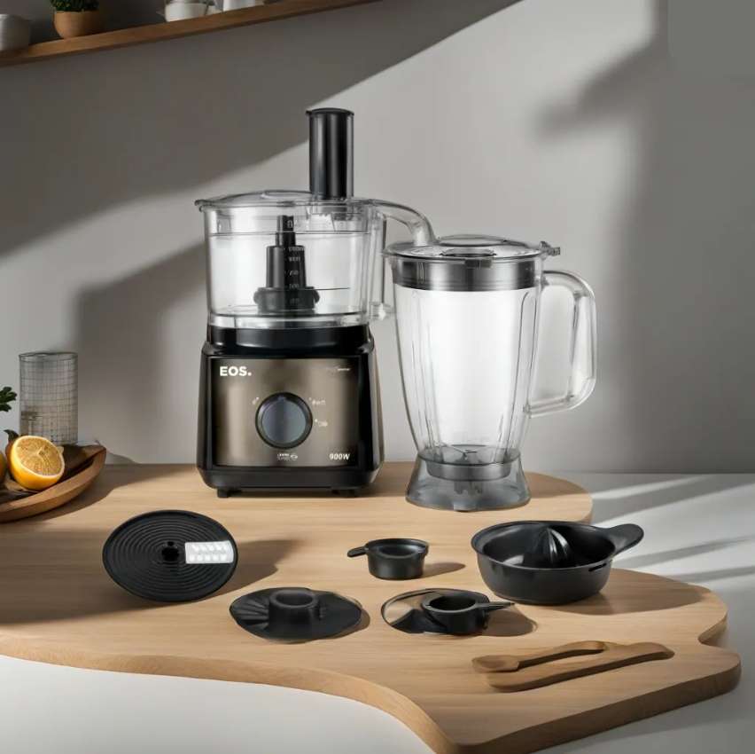 Processador de Alimentos 7×1 Eos Eps01t 900w Titanium na Amazon