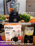 Processador de Alimentos Philco 3 em 1 PH900 1 Velocidade + Pulsar 250W na Magazine Luiza