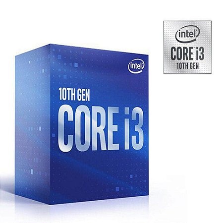 Processador Intel Core i3-10100F, Cache 6MB, 4.30 GHz, LGA 1200 – BX8070110100F na Amazon