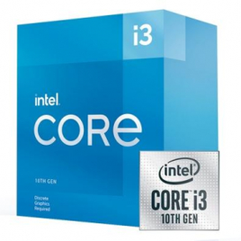 Processador Intel Core i3 10105F 3.7GHz (4.4GHz Turbo) 10ª Geração 4-Cores 8-Threads LGA 1200 - BX8070110105F na KaBuM!