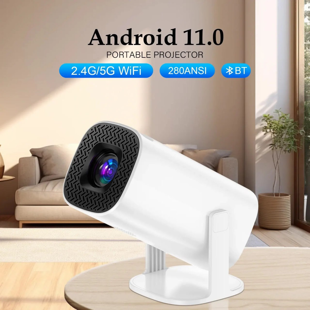 Projetor Portatil P30 Android 11 Cupom na Aliexpress