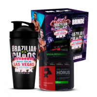 Promopack Hórus Invasão Vegas Pote 300g Sabor Mojito + Coqueteleira na Amazon