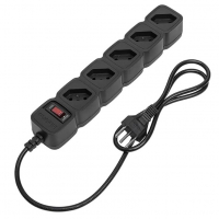 Protetor Eletrônico Filtro De Linha Com 5 Tomadas EPE 205 Preto Intelbras na Amazon