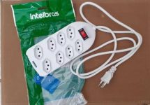 Protetor Eletronico Intelbras com 8 tomadas EPE 1008+ Branco na Amazon