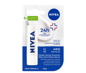 Protetor Labial NIVEA Med Repair FPS15 4,8g na Amazon