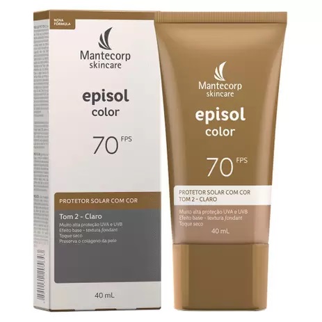 Protetor Solar com Cor FPS70 Mantecorp Skicare Episol – Mantecorp Skincare na Magazine Luiza