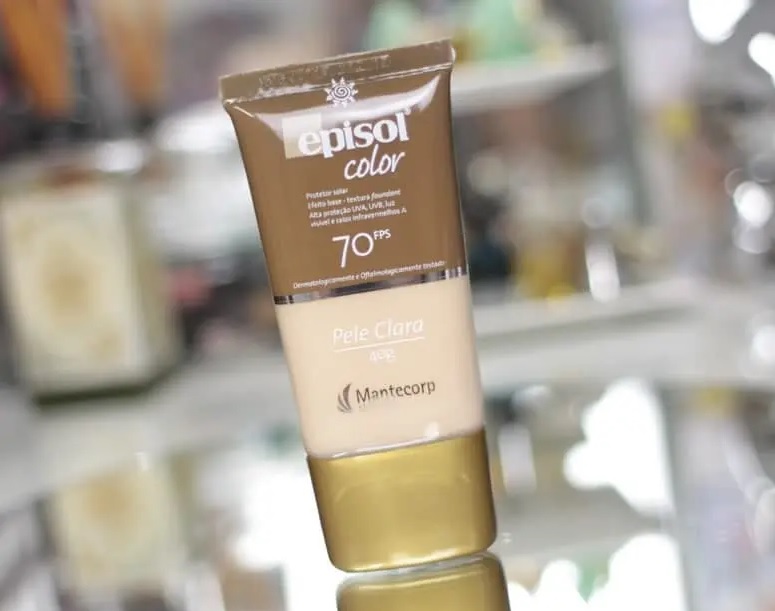 Protetor Solar com Cor FPS70 Mantecorp Skincare Episol na Magazine Luiza