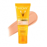Protetor Solar Facial Com Cor Vichy Idéal Soleil Clarify FPS60-40g na Amazon